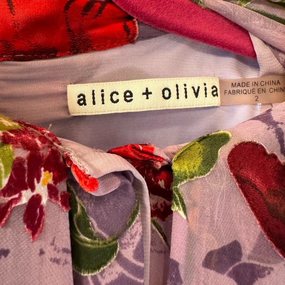 Alice and Olivia Floral Mini Dress - Picture 4 of 5
